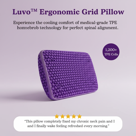 Luvo™ Ergonomic Grid Pillow
